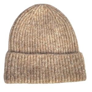 & Other Stories Cozy Tan Knit Beanie NWT